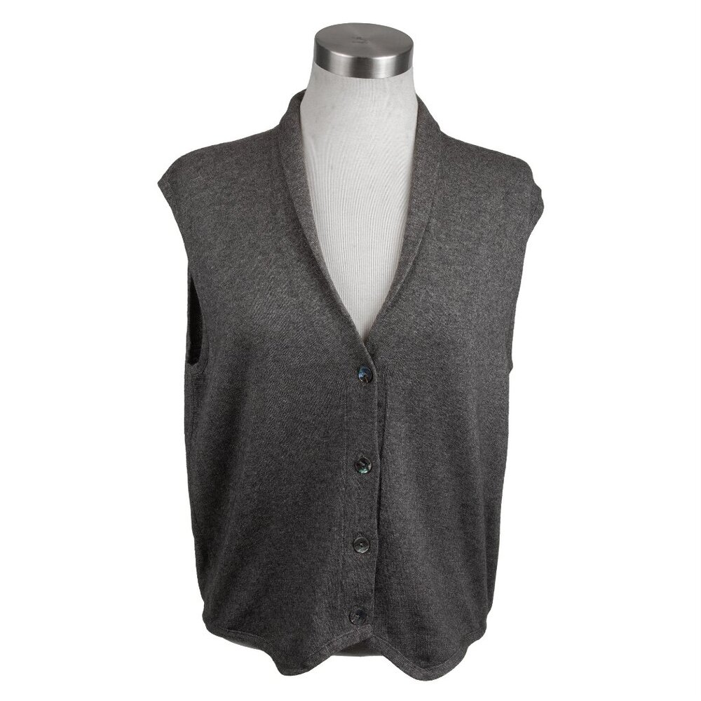 Vintage Barneys New York Cashmere and Silk Sweater Vest - Size Medium